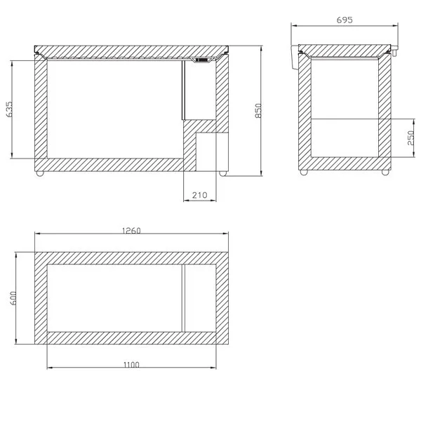 Vestfrost SB300 Low Energy Chest Freezer - Image 3