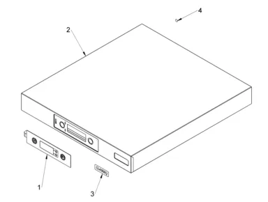 500mm SS LCD Top panel (30012443)