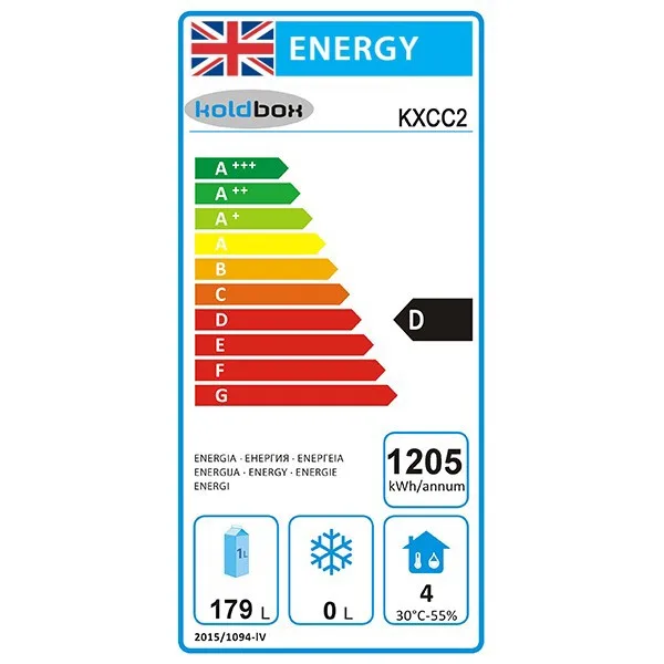 Koldbox KXCC2 2 Door Compact Gastronorm Counter - Image 2