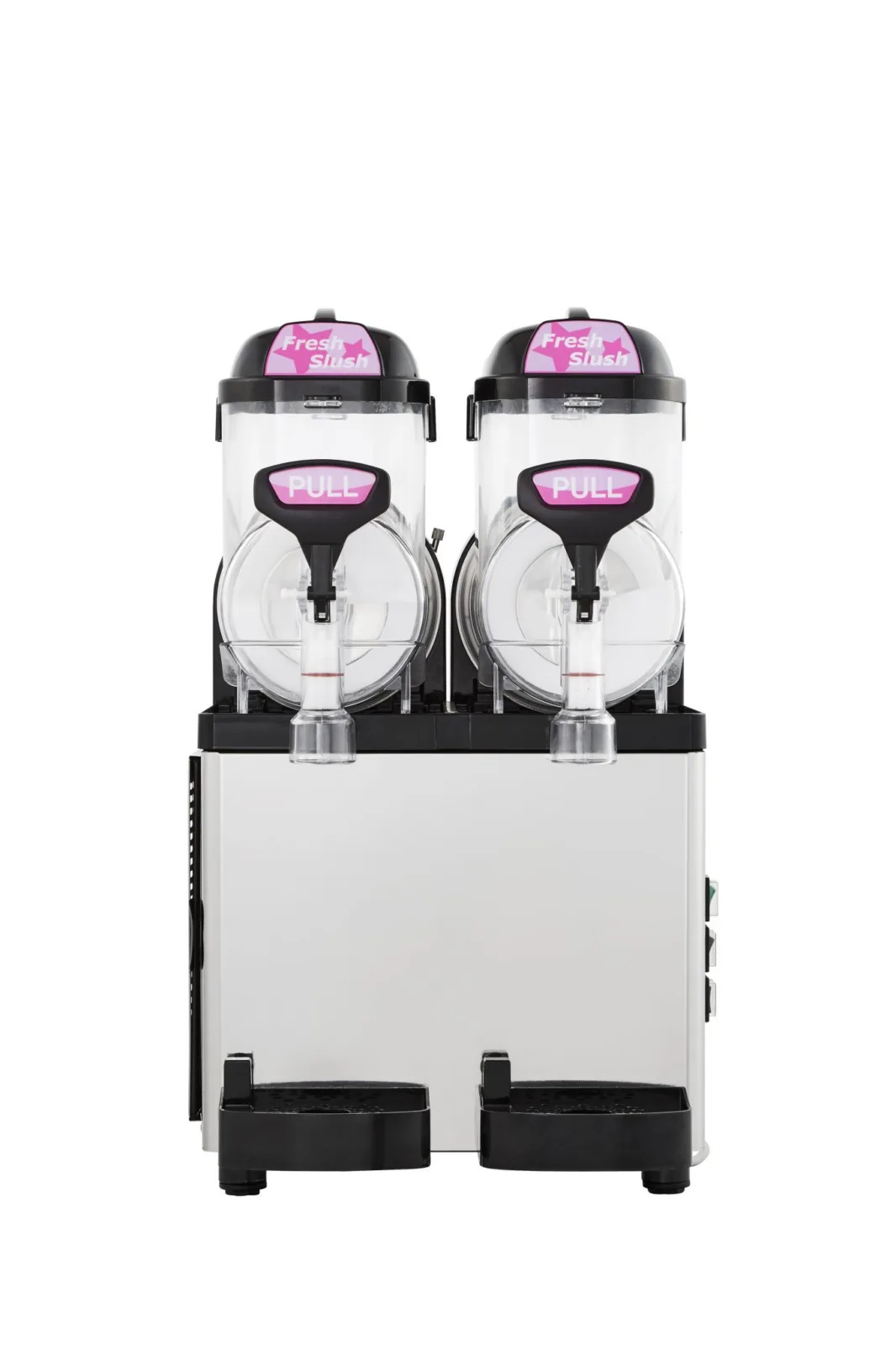 Blue MI7.5X2 Ice twin tank slush machine front image