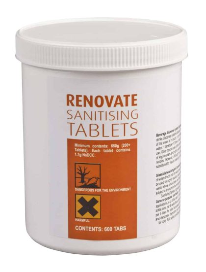 Renovate Sanitising Tablets x 30