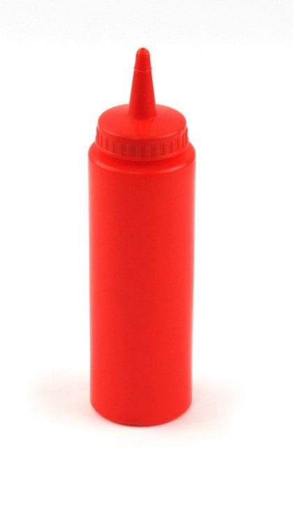 8oz Squeeze Bottle Red