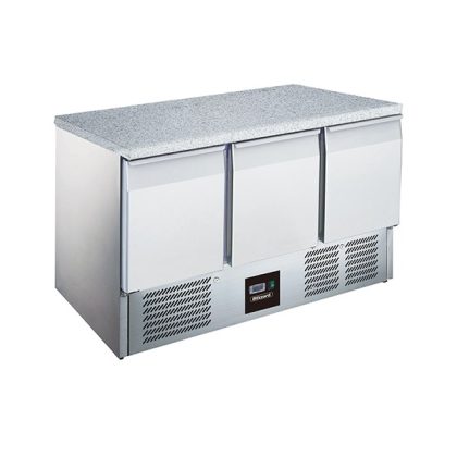 Blizzard BCC3-GR-TOP Compact Gastronorm 3 Door Counter with Granite Worktop