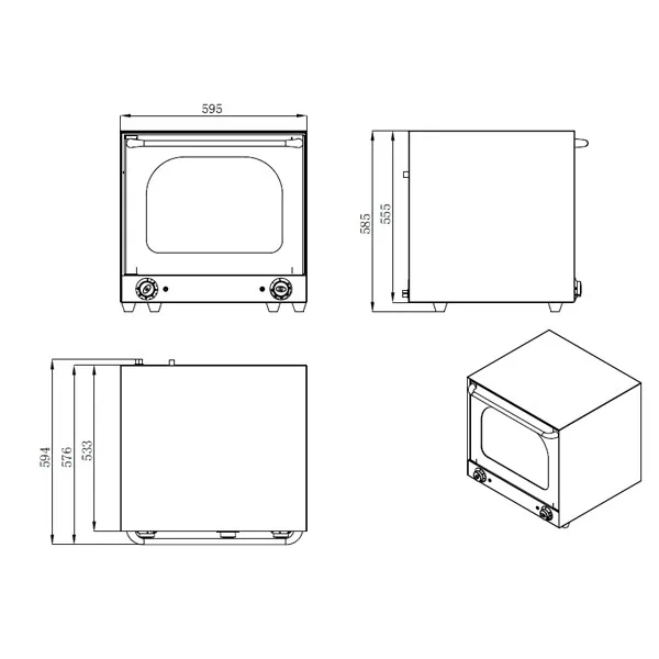 Blizzard BCO1 Convection Oven - Image 7