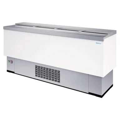 Infrico EFP2000WH Four Bay White Laminated Beer Dump