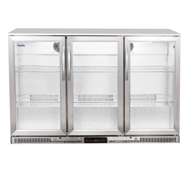 Prodis NT3ST-LE Stainless Steel Low Energy Triple Hinged Door Bottle Cooler