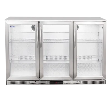 Prodis NT3ST-LE Stainless Steel Low Energy Triple Hinged Door Bottle Cooler