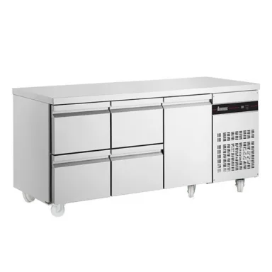 Inomak PN229-HC 1 Door, 4 Drawer 1/1 Gastronorm Counter