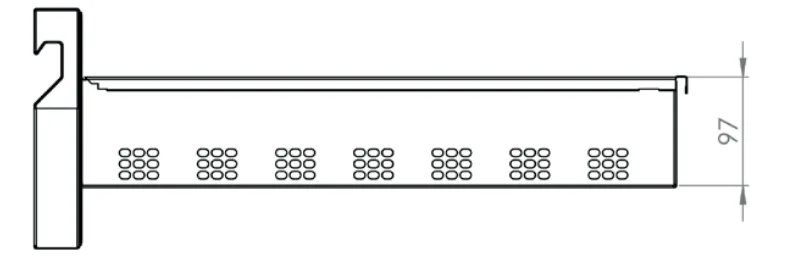 Inomak PWN333-HC 6 Drawer Low Height 620mm Snack Counter - Image 4