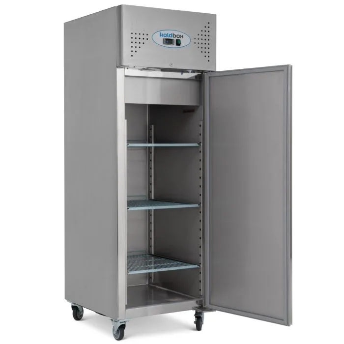 Koldbox KXR600 Upright Single Door Ventilated GN Refrigerator (Stainless Steel) - Image 2