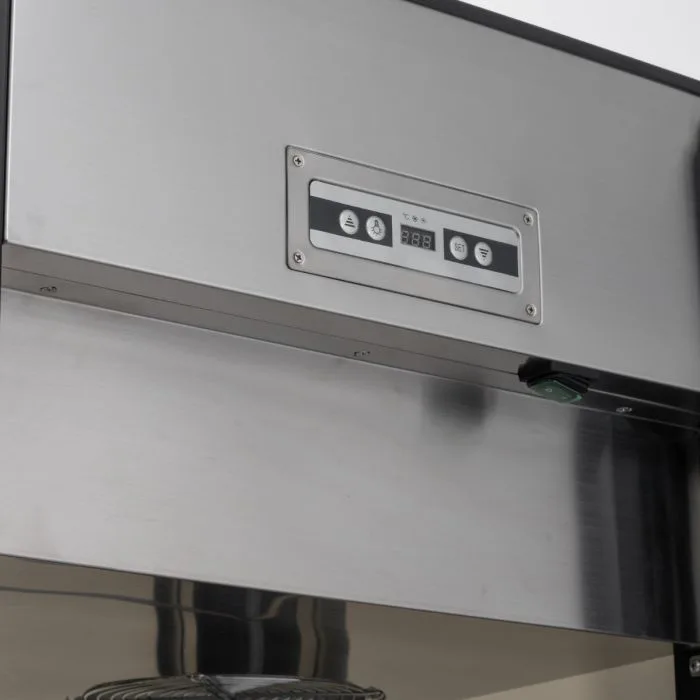 Blizzard WD400 upright wine cooler image control panel
