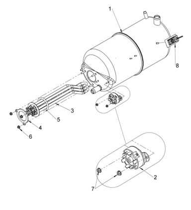 6kW Boiler assembly 30011798-A