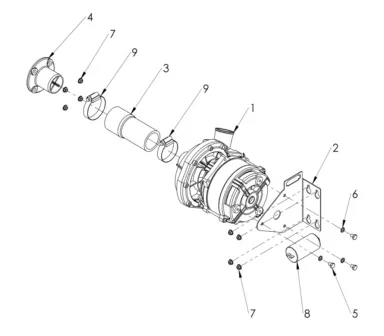 Wash Pump Assembly 30015003-A