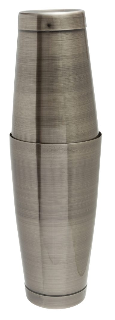 Antique Brass 18 oz Tin on 28oz Tin Set