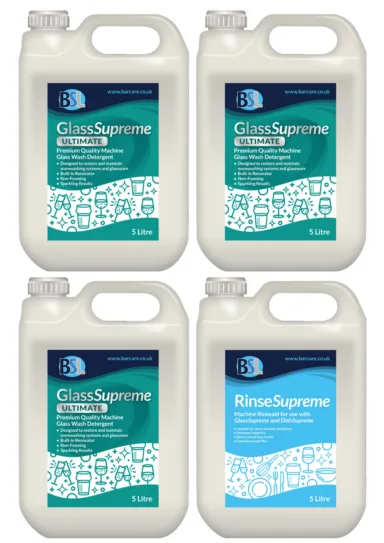 ChemPac3 – GlassSupreme ULTIMATE Glasswash Detergent with Renovate