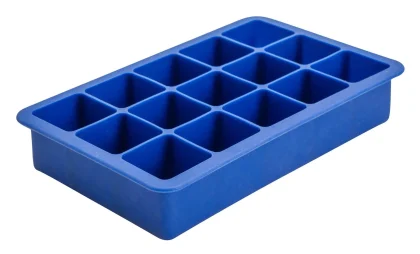Blue ice cube tray