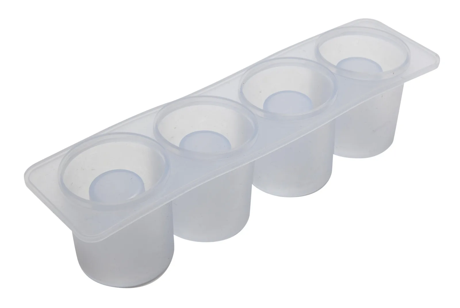 4 Cavity Clear Silicone Shot Glass Mould - Image 4