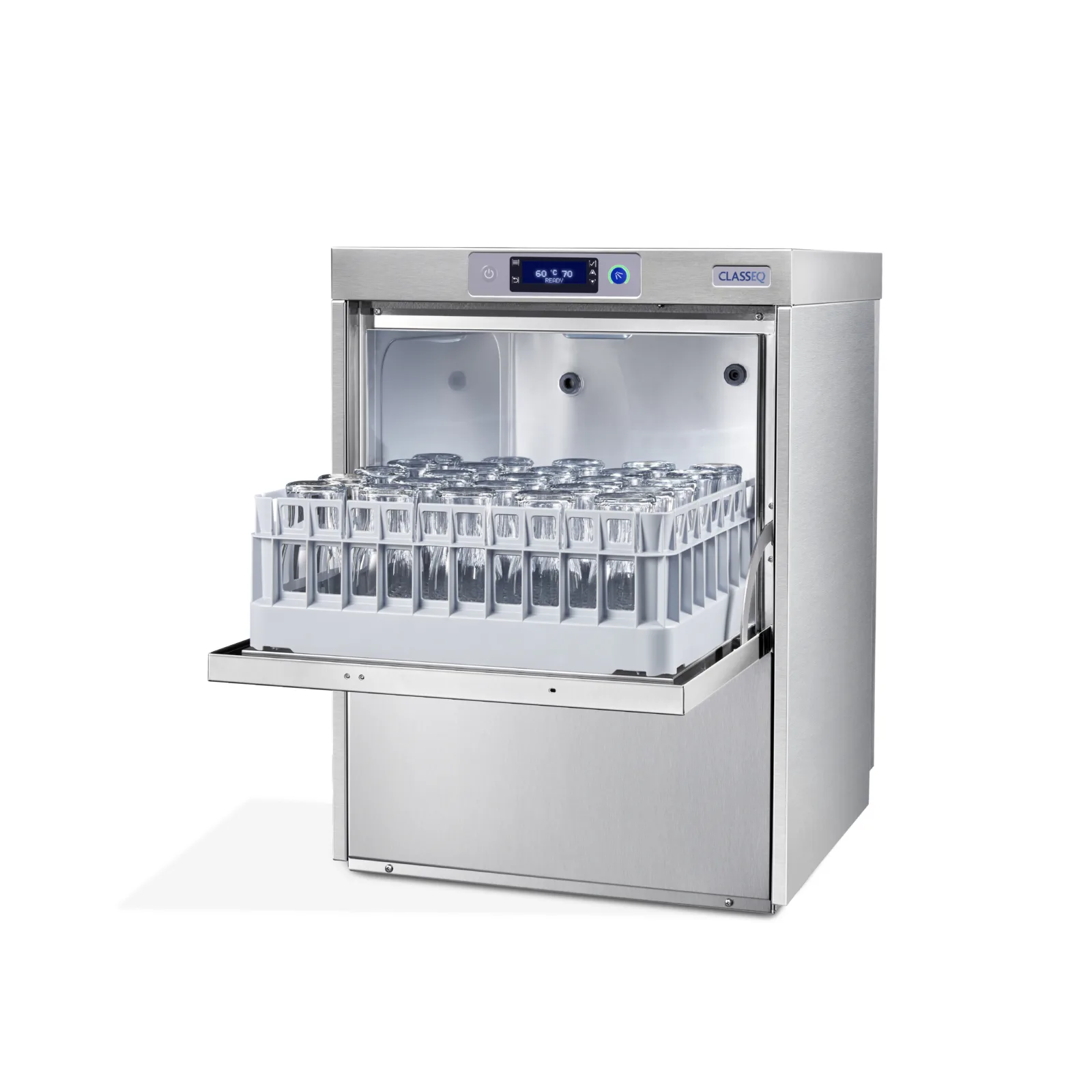 Classeq C500 glasswasher with glasses left facing image 2