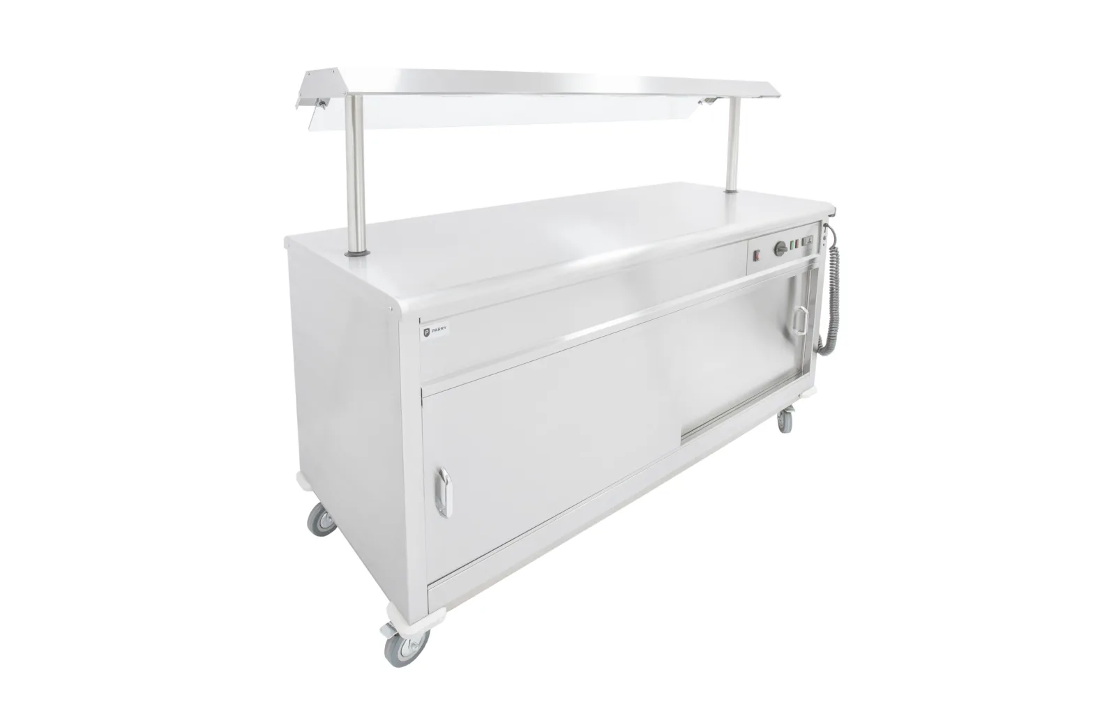 Parry MSF12G Hot Mobile Servery Flat Top - With Gantry