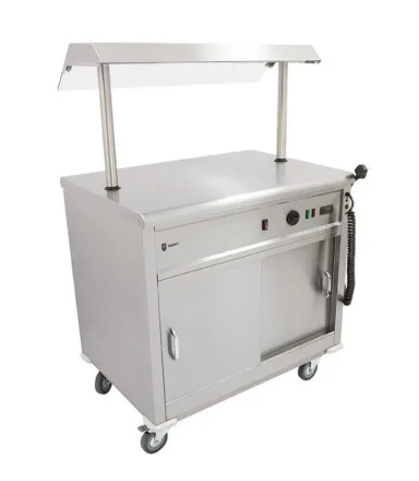 Parry MSF9G Hot Mobile Servery Flat Top – With Gantry