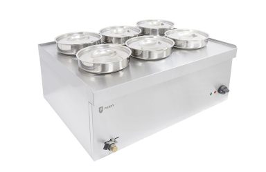 Parry NPWB6 6 Pot Wet Well Bain Marie