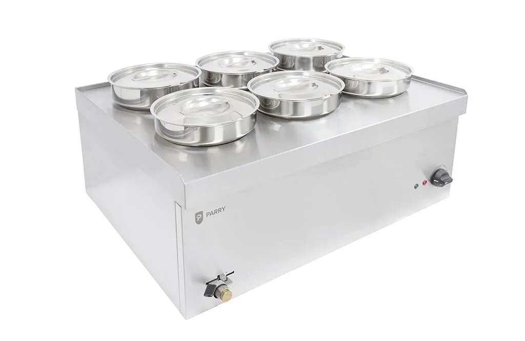 Parry NPWB6 6 Pot Wet Well Bain Marie