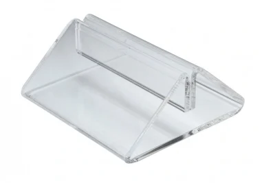 Tent Menu Holder – Clear Perspex