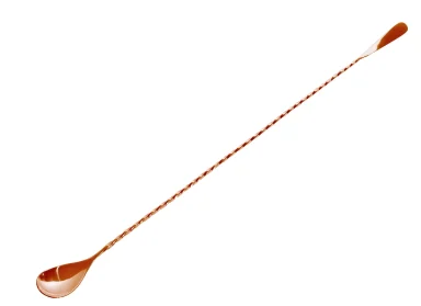 Hudson Cocktail Spoon 450mm S/St Copper Plated