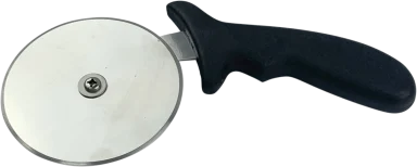 Pizza Cutter 4 Inch – Black Plastic Handle