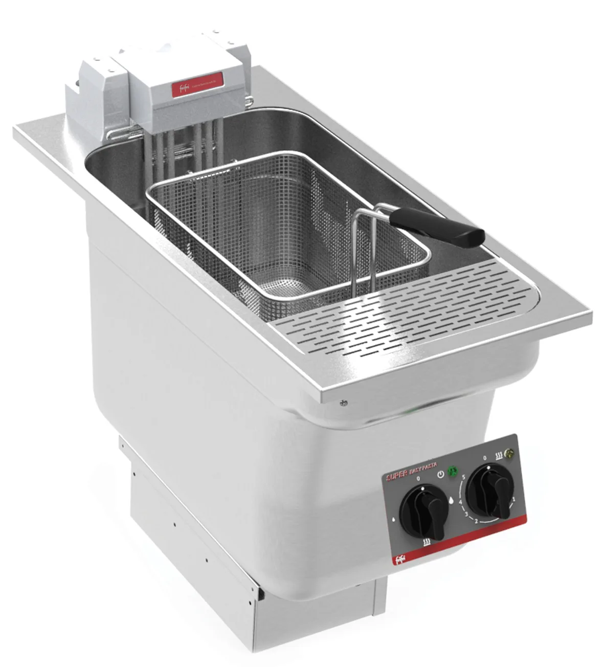 FriFri Super Easy Pasta 311 Electric Built-in Pasta Cooker - 1 Basket - W 300 mm - 7.5 kW