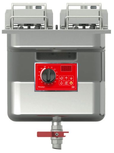 FriFri Precision 412 Electric Drop-in Single Tank Fryer – 2 Baskets – W 400 mm – 22.0 kW