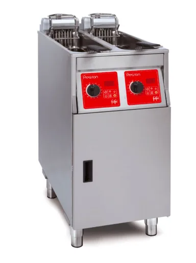 FriFri Precision 422 Electric Free-standing Twin Tank Fryer – 2 Baskets – W 400 mm – 2 x 7.5 kW