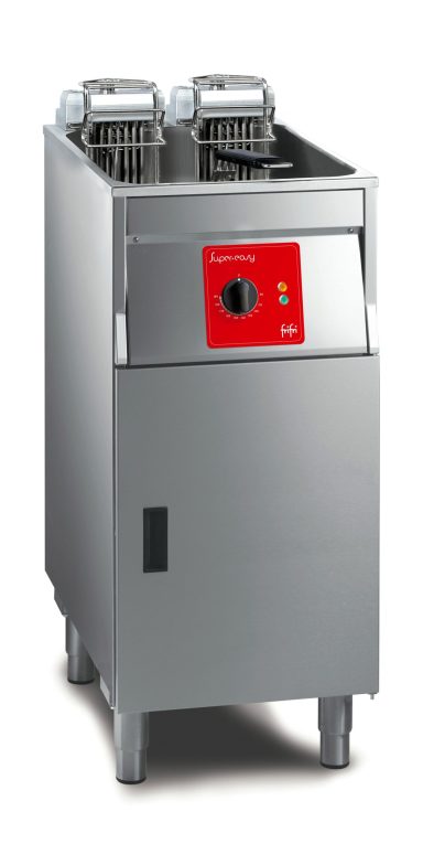 FriFri SL411L31G0 – Super Easy 411 Electric Free-standing Single Tank Fryer with Filtration – 1 Basket – W 400 mm – 15.0 kW – Three Phase