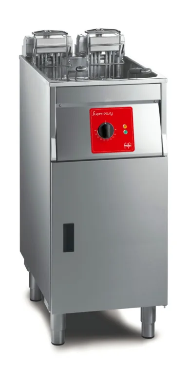 FriFri Super Easy 412 Electric Free-standing Single Tank Fryer with Filtration – 2 Baskets – W 400 mm – 15.0 kW