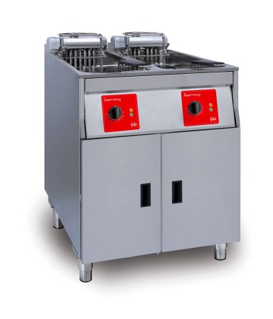 FriFri Super Easy 622 Electric Free-standing Twin Tank Fryer without Filtration – 2 Baskets – W 600 mm – 2 x 15.0 kW