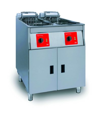 Super Easy 622 Electric Free-standing Twin Tank Fryer with Filtration – 2 Baskets – W 600 mm – 2 x 11.4 kW – Three Phase