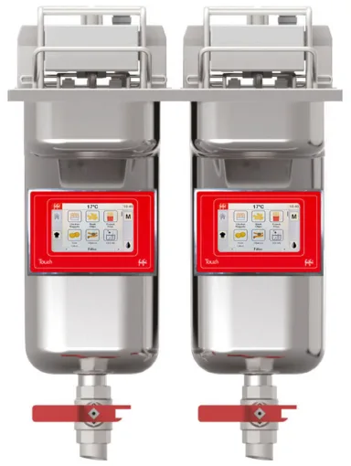 FriFri Touch 422 Electric Drop-in Twin Tank Fryer – 2 Baskets – W 400 mm – 2 x 11.0 kW