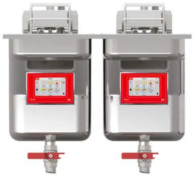 FriFri Touch 622 Electric Drop-in Twin Tank Fryer – 2 Baskets – W 600 mm – 2 x 15.0 kW