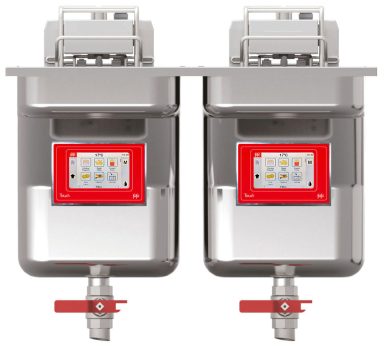 FriFri Touch 622 Electric Drop-in Twin Tank Fryer – 2 Baskets – W 600 mm – 2 x 11.4 kW
