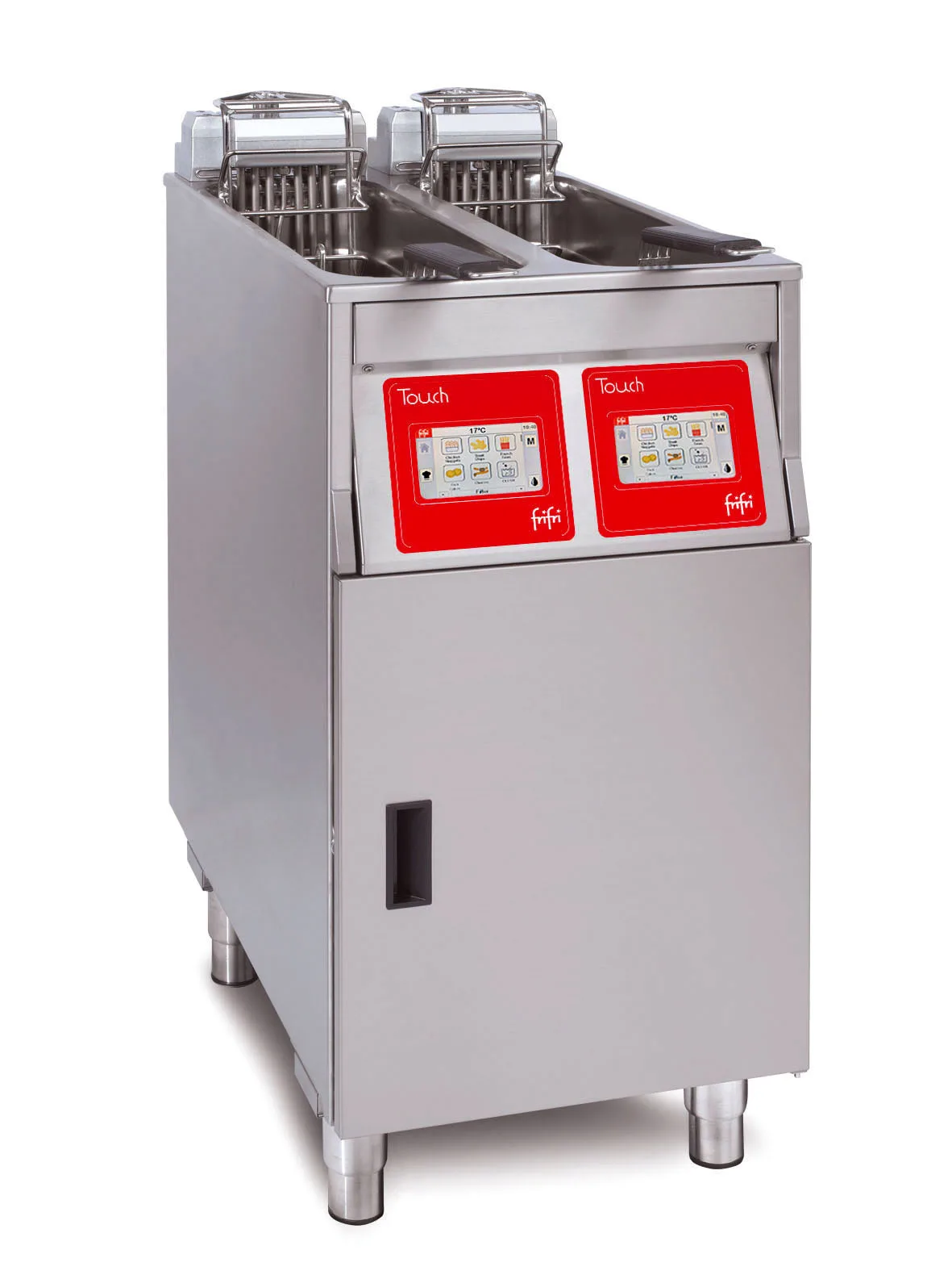 FriFri Touch 422 Electric Free-standing Twin Tank Fryer - 2 Baskets - W 400 mm - 2 x 7.5 kW - Single Phase