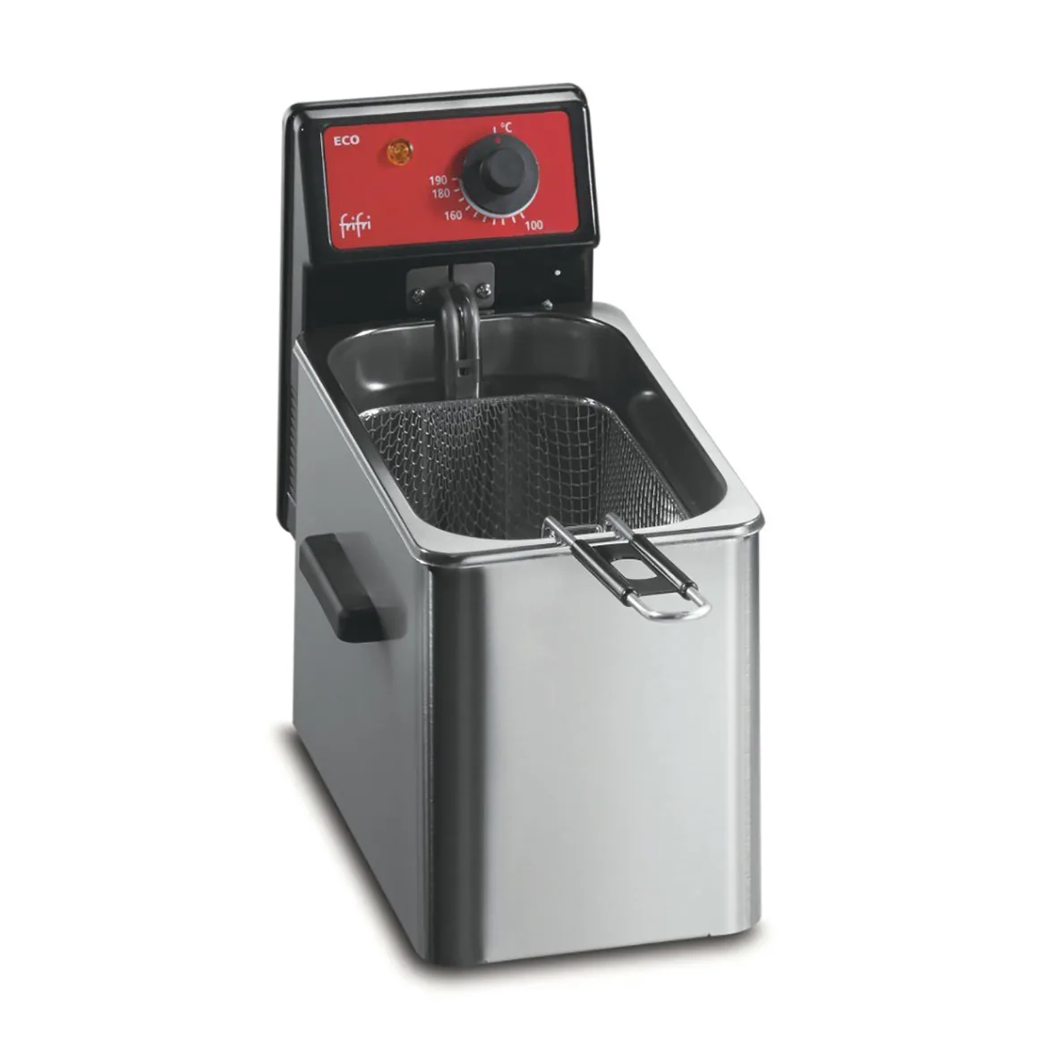 FriFri Eco 4 Electric Counter-top Single Tank Fryer - 1 Basket - W 203 mm - 3.2 kW
