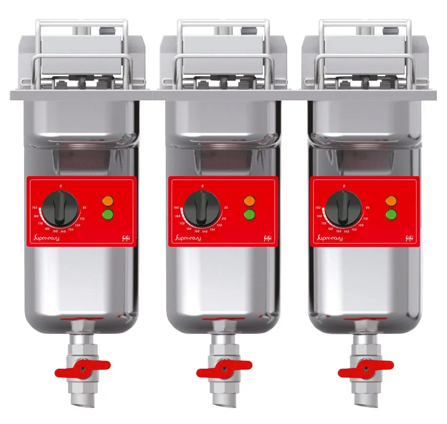 SUPER EASY 633 DROP-IN FRYER 3 x 11.0kW - 3 x 11.0kW 3x3NAC 400V - 3 BASKETS
