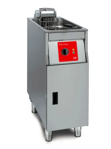 FriFri Super Easy 311 Electric Free-standing Single Tank Fryer with Filtration – 1 Basket – W 300 mm – 15.0 kW