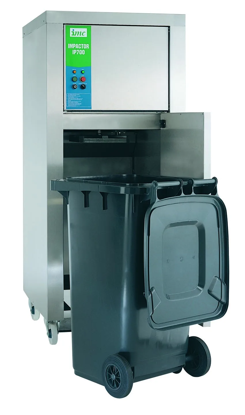 IMC IP700 Waste Compactor - W 840 mm - 0.75 kW - Image 2