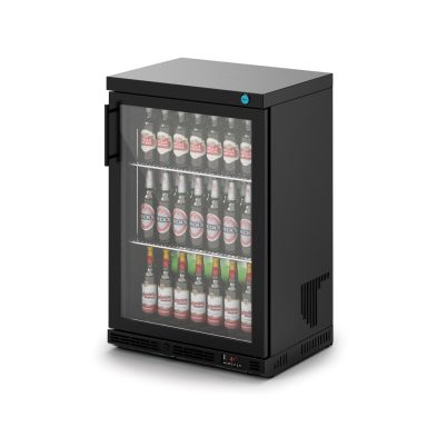 IMC Ventus V60 Bottle Cooler [Front Load] – Glass Door – Black Painted Frame – H 900 mm – W 600 mm – D 450 mm – R290