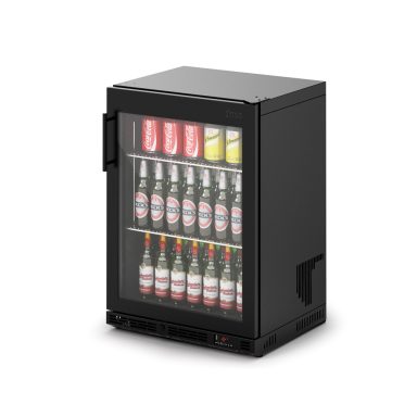 IMC Ventus V60 Bottle Cooler [Front Load] – Full Front Glass Door – Black Painted Frame – H 850 mm – W 600 mm – R290