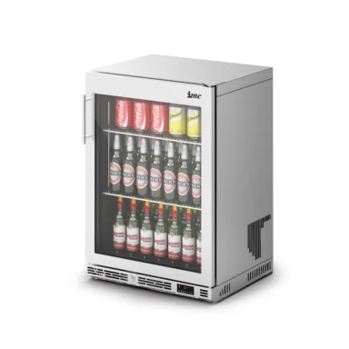 IMC Ventus V60 Bottle Cooler [Front Load] – Full Front Glass Door – Stainless Steel Frame – H 850 mm – W 600 mm – R290