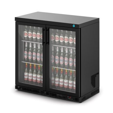 IMC Ventus V90 Bottle Cooler [Front Load] – Glass Door – Black Painted Frame – H 900 mm – W 900 mm – R290