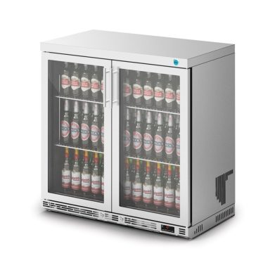 IMC Ventus V90 Bottle Cooler [Front Load] – Glass Door – Stainless Steel Frame – H 900 mm – W 900 mm – R290