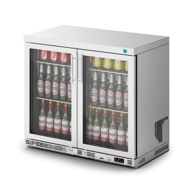 IMC Ventus V90 Bottle Cooler [Front Load] – Glass Door – Stainless Steel Frame – H 800 mm – W 900 mm – R290